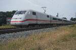 ICE 402 040 speeds near Buldern toward the Ruhr ARea on 16 July 2026.