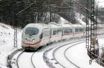 403 035-9 at Geislinger Steige, February 13th, 2009.