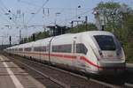 ICE 412 073 runs through Celle on 2 May 2024.