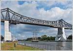 . A ICE-TD is crossing the Rendsburger Hochbrcke in Rendsburg on September 28th, 2013.