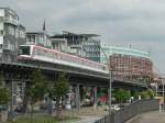 A DT4-train in Hamburg, near Landungsbrcken.