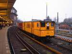 A historical Metro train in Berlin, 2002.