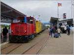 The Schma engine  Aurich  is waiting for passengers on the isle of Borkum on May 12th, 2012.