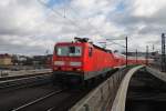 Here 143 155-0 with a local train from Berlin Schnefeld Flughafen to Nauen.