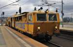 Here a construction train in Berlin main station.