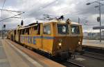 Here a construction train in Berlin main station.