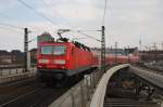 Here 143 821-7 with a local train from Berlin Zoologischer Garten to Wnsdorf-Waldstadt. Berlin central station, 6.4.2012.