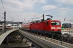 Here 114 039-2 with a local train from Berlin Zoologischer Garten to Wnsdorf-Waldstadt. Berlin central station, 6.4.2012.