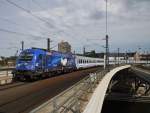 Here 5 370 010 with EC44 from Warszawa Wschodnia to Berlin central station. Berlin central station, 30.4.2012.