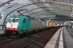 Here 186 241-6 and 5 370 009 with EC55 from Warszawa Wschodnia to Berlin central station.