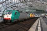 Here 186 241-6 and 5 370 009 with EC55 from Warszawa Wschodnia to Berlin central station. Berlin central station, 3.10.2012.