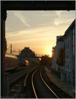 Sunset by the Hackesche Markt.