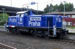 Metrans 295 082 passes through Hamburg-Harburg on 25 September 2014.