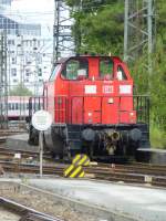 214 018 is standing in Nuremberg main station on June 23th 2013.