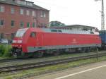 152 037-8 is standing in Würzburg central station on August 23rd 2013.