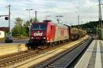 Way away from home was on 7 June 2009 OHE 185 534 hauling a wood loggers train through Bavarian Treuchtlingen.