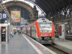 A Vias-Train is standing in Frankfurt(Main) central station on August 23rd 2013.