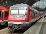 A regional train is standing in Frankfurt(Main) central station on August 23rd 2013.