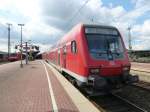 A RE4 to Aachen main station is standing in Dortmund main station on August 19th 2013.