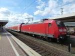 146 025 is standing in Dortmund main station on August 19th 2013.