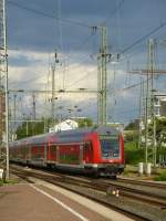 A RE1 is leaving Dortmund main station on August 19th 2013.