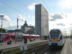 A lokal train to Soest is standing in Dortmund main station on August 19th 2013.