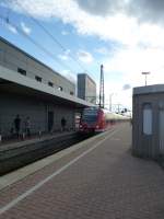 A S-Bahn is arriving in Dortmund main station on August 19th 2013.