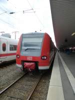 425 024-7 is standing in Essen main station on August 20th 2013.