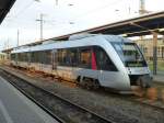 A abellio-train is leaving Wanne-Eickel main station on August 20th 2013.