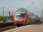 A RE4 is arriving in Dortmund main station on August 21st 2013.