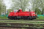 DB 261 085 runs light at Oberhausen Osterfeld Sd on 9 April 2014.