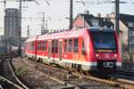 DB 620 505 is about to call at Köln Hbf 24 March 2017.