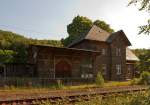 The former station Niederdreisbach, county Altenkirchen (Ww) on 03.06.2011.