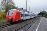 On 31 March 2026 DB Regio 1440 011/511 quits V�lklingen for Trier Hbf.