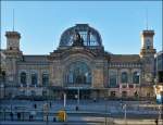 The main station of Dresden pictured on December 28th, 2012.