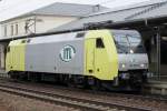 ITL 152 197 runs light at Pirna, 22 May 2015.