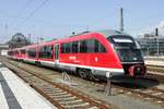 DB 642 043 is stabled at Dresden Hbf on 10 April 2014.