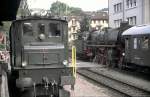 Ae 4/7 No 10905 and DB 01 1066 at Rorschach, September 6th, 1998.