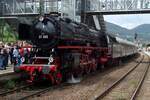 On 1 June 2014 a steam train with 01 202 catches some interest from the public at Neusadt (Weinstrasse).