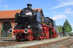 On 20 May 2019 DB 18 612 was placed outside the loco shed of the DDM in Neuenmarkt-Wirsberg due to the centenary of the Bavarian Class S 3/6 in one of the very rare instances that see 18 612 leave the shelter of the shed. 