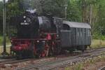 EuroVapor's 023 058 stands at Amstettem (Württemberg) on 9 July 2022.