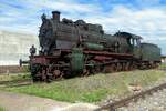 A newby at the BEM N�rdlingen: 38 3199 stands there on 26 May 2022. This loco used to be part of the fleet of the S�ddeutsches Eisenbahnmuseum Heilbronn, but came to N�rdlingen after the bankrupcy of the SEM Heilbronn in 2021.