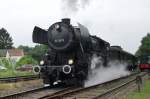 Kriegslok 52 3879 leaves Simpelveld on 12 July 2014.