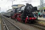 Extra steam train with 52 1360 had ended her journey in Trier on 28 April 2018.