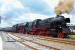 On 23 May 2010 each hour a steam shuttle left Neuenmarkt-Wirsberg for Marktschorgast and this one was hauled by 65 1049.