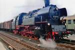 On 22 May 2010 ex-DR steamer 65 1049 prepares herself for the haul of another steam train from Neuenmarkt-Wirsberg to Marktschorgast. 