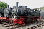 On 17 September 2016 ex-KPEV 74 1192 stands in front of the loco shed at Bochum-Dahlhausen's Railway Museum.