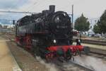 On 11 September 2022 German steamer 86 1774 runs round at Benesov u Prahy during STEAM-53.