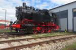 The demise of the Süddeutsches Eisenbahnmuseum at Heilbronn gave the Bayerisches Eisenbahnmuseum some new entries, 80 014 being amongst them. This newby is photographed at the BEM on 26 May 2022.