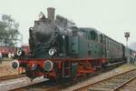 Hespertalbahn D8 stands with an extra train in the DGEG-Museum in Bochum-Dahlhausen on 16 July 1998.
